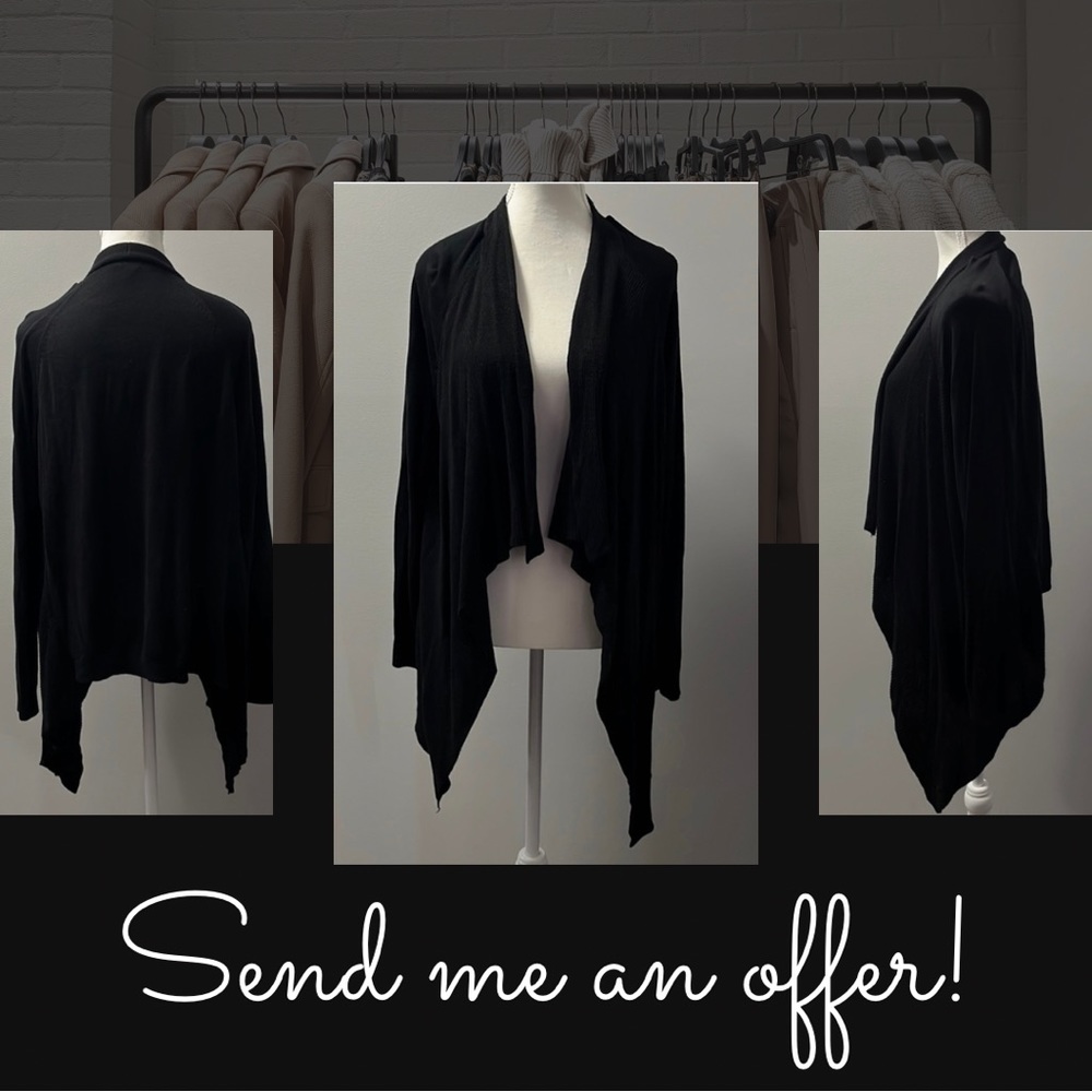 Woman’s Black Cardigan